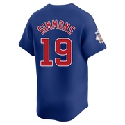 Limited Andrelton Simmons Men's Chicago Cubs Royal Alternate Jersey