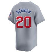 Limited Bob Dernier Men's Chicago Cubs Gray Road Jersey