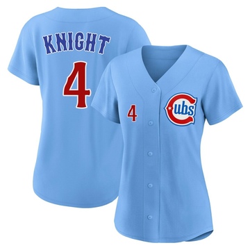 Limited Caleb Knight Women's Chicago Cubs Royal 2nd Alternate Jersey