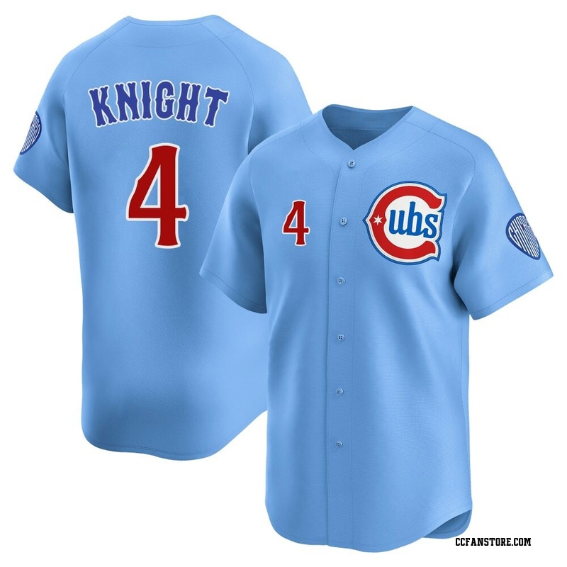 Limited Caleb Knight Youth Chicago Cubs Royal 2nd Alternate Jersey