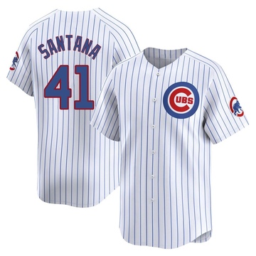 Limited Carlos Santana Youth Chicago Cubs White Home Jersey