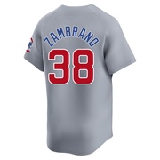 Limited Carlos Zambrano Youth Chicago Cubs Gray Road Jersey