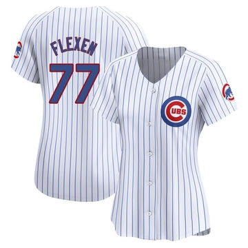 Limited Chris Flexen Women's Chicago Cubs White Home Jersey