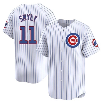 Limited Drew Smyly Men's Chicago Cubs White Home Jersey