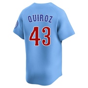 Limited Esteban Quiroz Men's Chicago Cubs Royal 2nd Alternate Jersey
