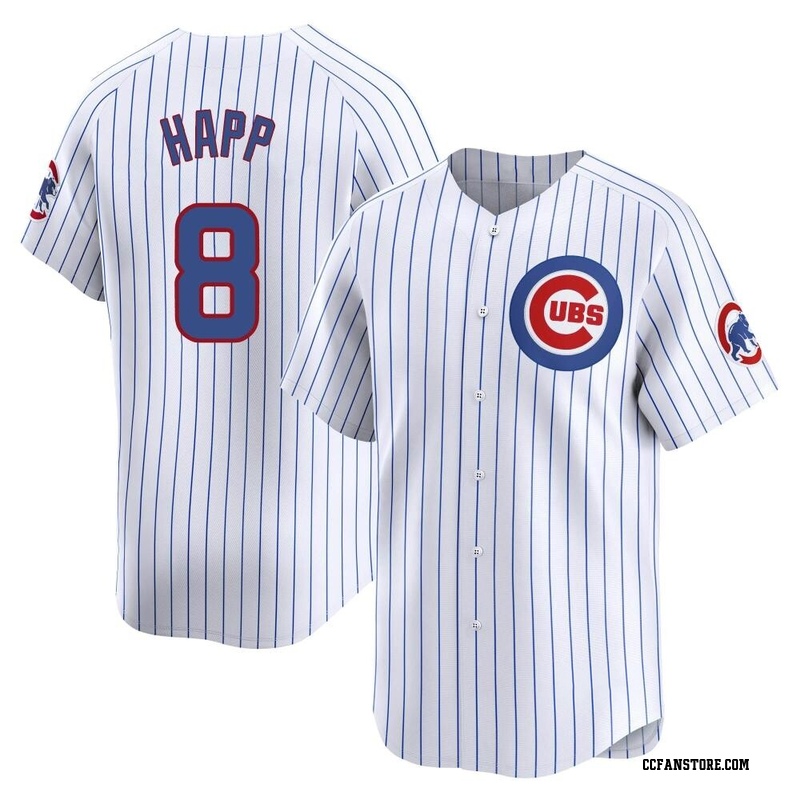 Limited Ian Happ Youth Chicago Cubs White Home Jersey
