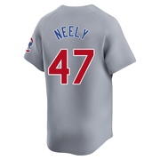 Limited Jack Neely Youth Chicago Cubs Gray Road Jersey
