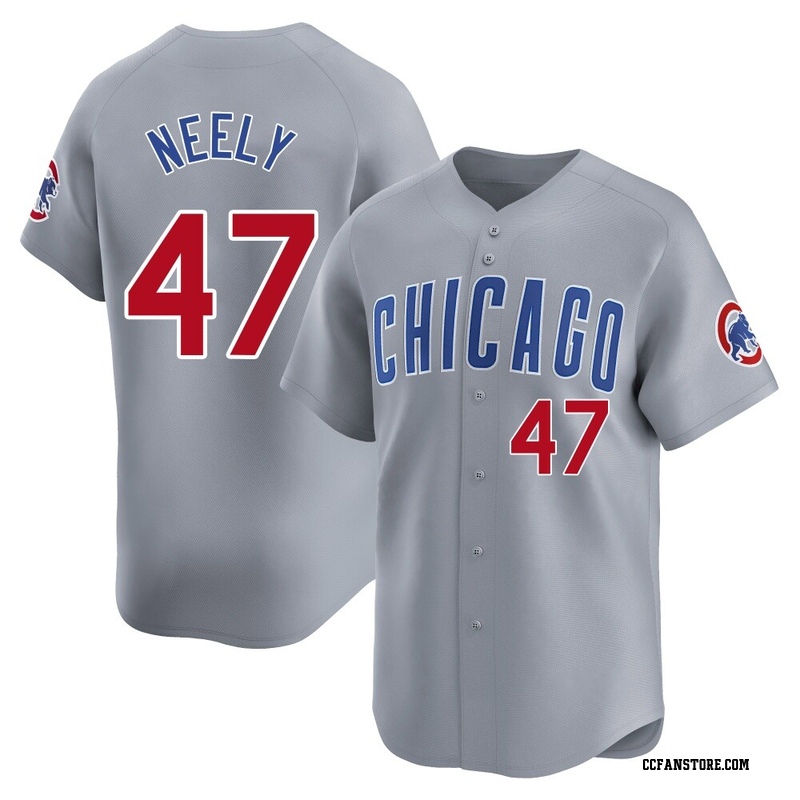 Limited Jack Neely Youth Chicago Cubs Gray Road Jersey