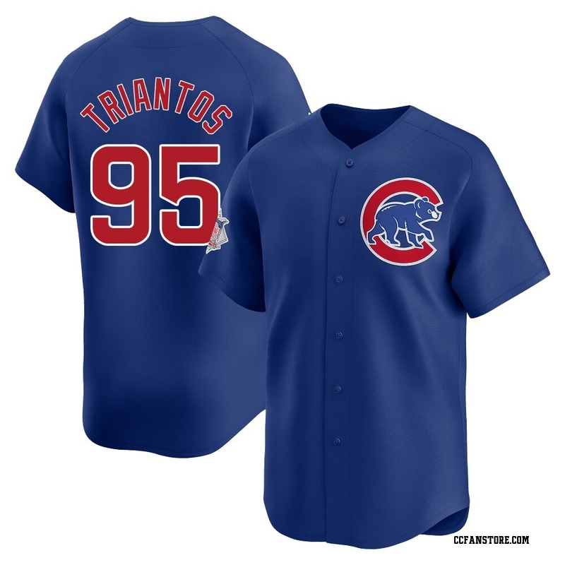Limited James Triantos Men's Chicago Cubs Royal Alternate Jersey