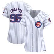 Limited James Triantos Women's Chicago Cubs White Home Jersey