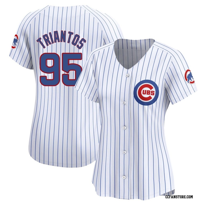 Limited James Triantos Women's Chicago Cubs White Home Jersey