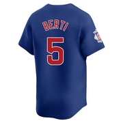 Limited Jon Berti Men's Chicago Cubs Royal Alternate Jersey