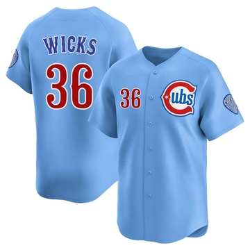 Limited Jordan Wicks Men's Chicago Cubs Royal 2nd Alternate Jersey