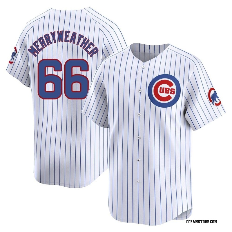 Limited Julian Merryweather Men's Chicago Cubs White Home Jersey