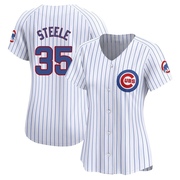 Limited Justin Steele Women's Chicago Cubs White Home Jersey