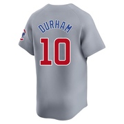 Limited Leon Durham Men's Chicago Cubs Gray Road Jersey