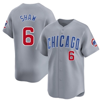 Limited Matt Shaw Men's Chicago Cubs Gray Road Jersey
