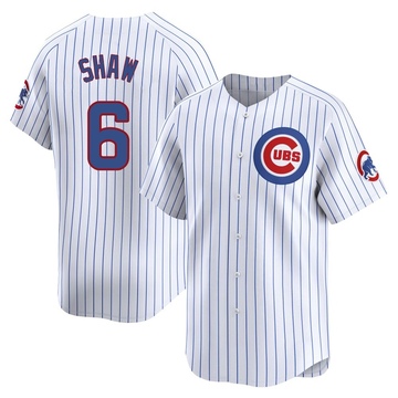 Limited Matt Shaw Men's Chicago Cubs White Home Jersey