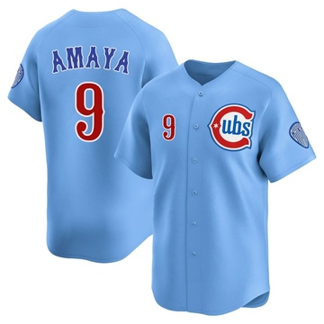 Limited Miguel Amaya Men's Chicago Cubs Royal 2nd Alternate Jersey
