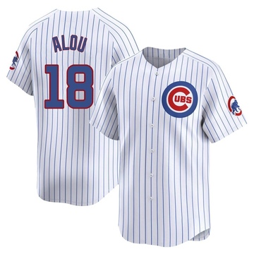 Limited Moises Alou Youth Chicago Cubs White Home Jersey
