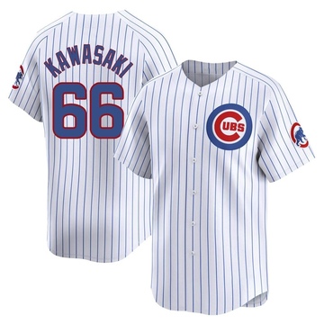 Limited Munenori Kawasaki Men's Chicago Cubs White Home Jersey
