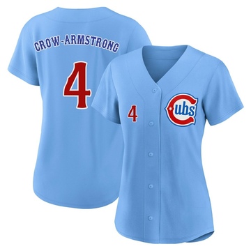 Limited Pete Crow-Armstrong Women's Chicago Cubs Royal 2nd Alternate Jersey