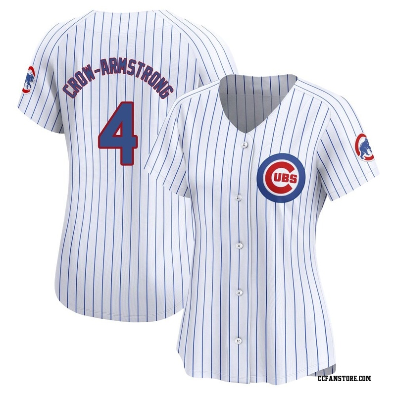Limited Pete Crow-Armstrong Women's Chicago Cubs White Home Jersey