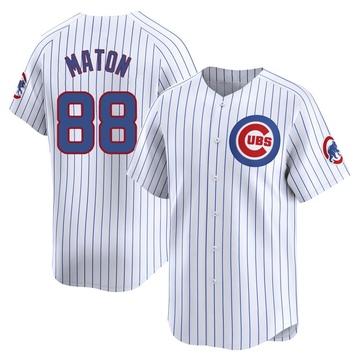 Limited Phil Maton Men's Chicago Cubs White Home Jersey