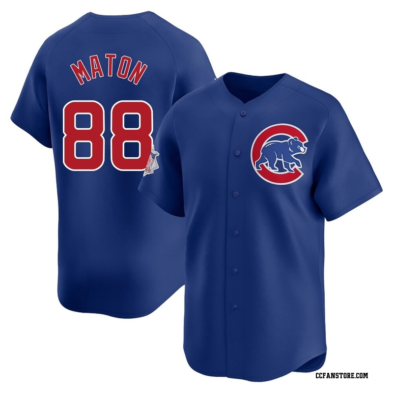 Limited Phil Maton Youth Chicago Cubs Royal Alternate Jersey