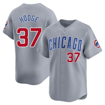 Limited Porter Hodge Men's Chicago Cubs Gray Road Jersey