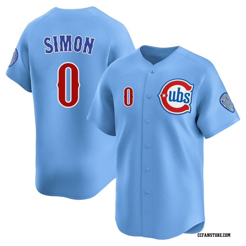 Limited Ronny Oliver Simon Men's Chicago Cubs Olive Royal 2nd Alternate Jersey