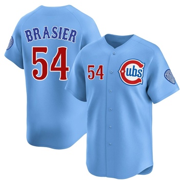 Limited Ryan Brasier Youth Chicago Cubs Royal 2nd Alternate Jersey