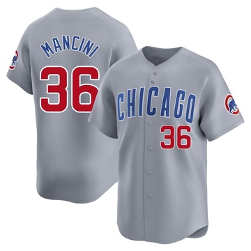 Limited Trey Mancini Men's Chicago Cubs Gray Road Jersey