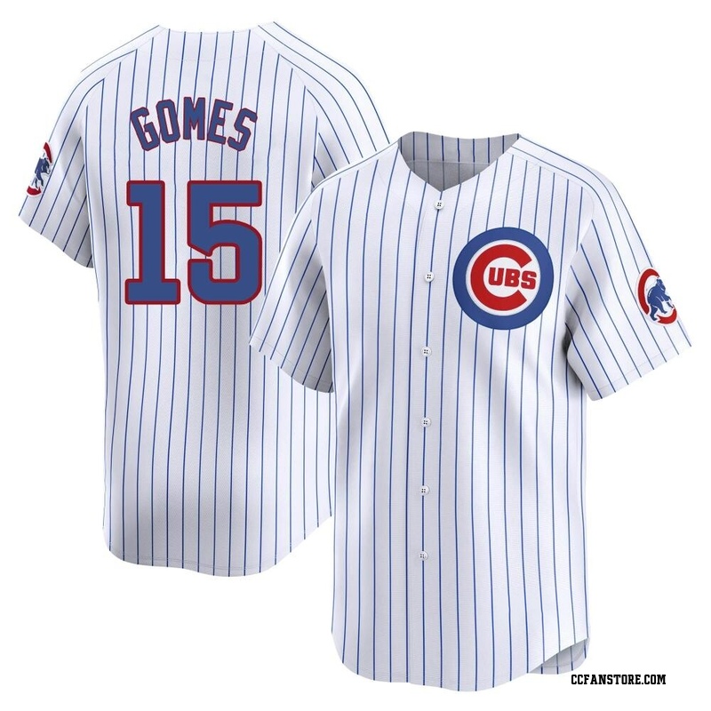 Limited Yan Gomes Men's Chicago Cubs White Home Jersey
