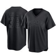 Replica Aaron Civale Youth Chicago Cubs Black Pitch Fashion Jersey
