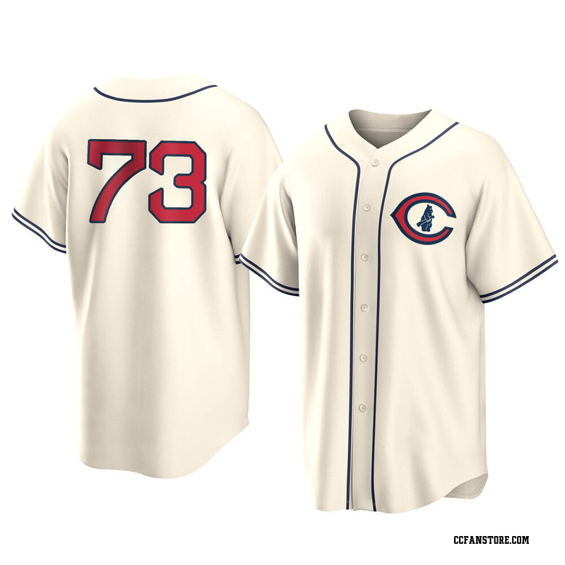 Replica Adbert Alzolay Men's Chicago Cubs Cream 2022 Field Of Dreams Jersey