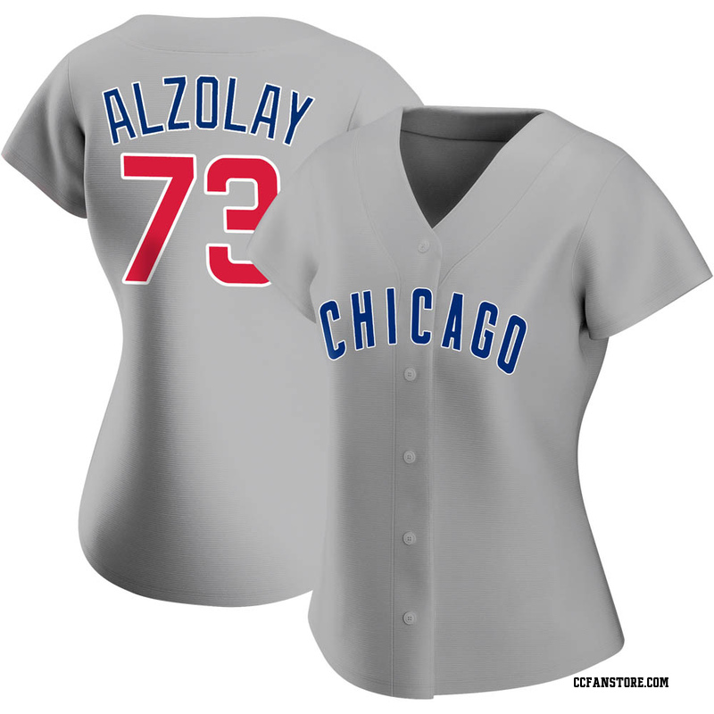Replica Adbert Alzolay Women's Chicago Cubs Gray Road Jersey