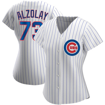 Replica Adbert Alzolay Women's Chicago Cubs White Home Jersey