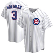 Replica Alex Bregman Men's Chicago Cubs White Home Jersey