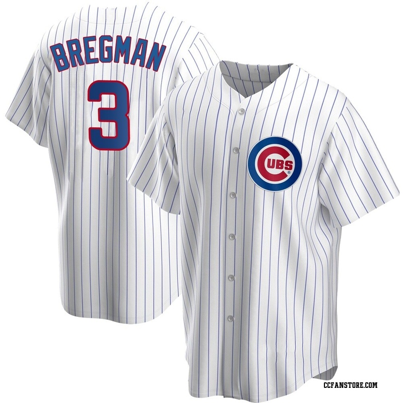 Replica Alex Bregman Men's Chicago Cubs White Home Jersey