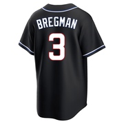 Replica Alex Bregman Youth Chicago Cubs Black Fashion Out Jersey