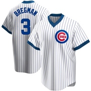 Replica Alex Bregman Youth Chicago Cubs White Home Cooperstown Collection Jersey
