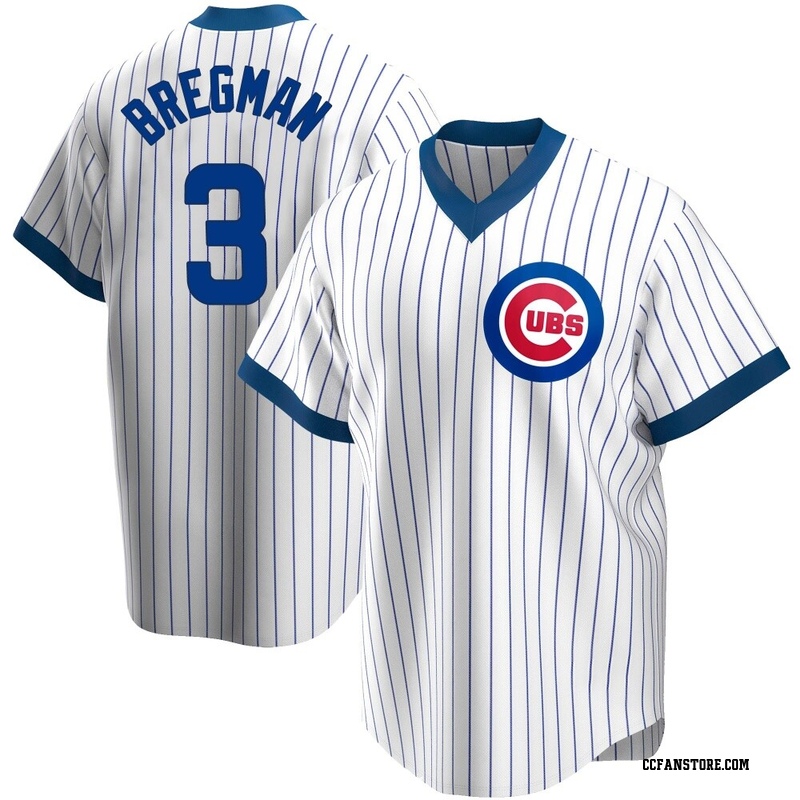 Replica Alex Bregman Youth Chicago Cubs White Home Cooperstown Collection Jersey