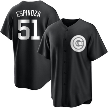 Replica Anderson Espinoza Youth Chicago Cubs White Black/ Jersey