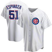 Replica Anderson Espinoza Youth Chicago Cubs White Home Jersey