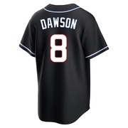 Replica Andre Dawson Youth Chicago Cubs Black Fashion Out Jersey