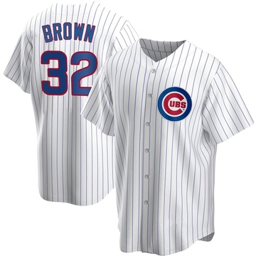 Replica Ben Brown Youth Chicago Cubs White Home Jersey