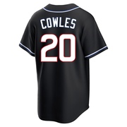 Replica Ben Cowles Youth Chicago Cubs Black Fashion Out Jersey