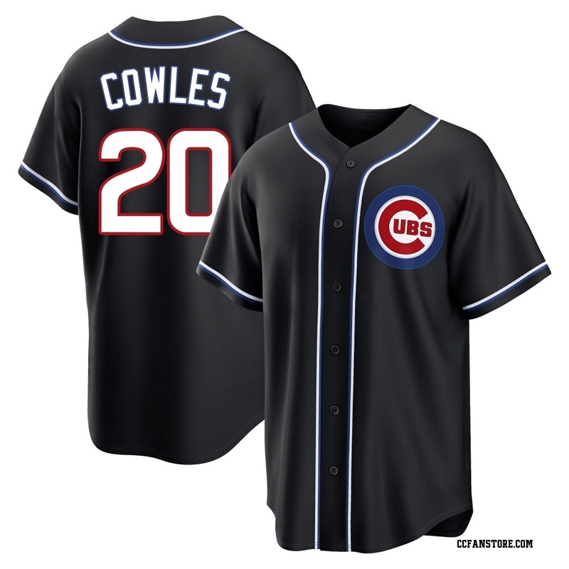 Replica Ben Cowles Youth Chicago Cubs Black Fashion Out Jersey