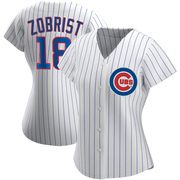 Replica Ben Zobrist Women's Chicago Cubs White Home Jersey